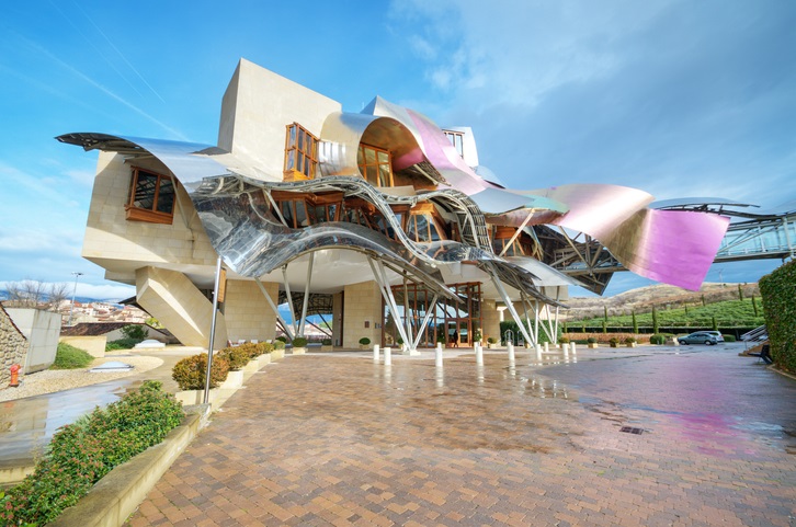 Rioja wine region Marques de Riscal hotel and winery