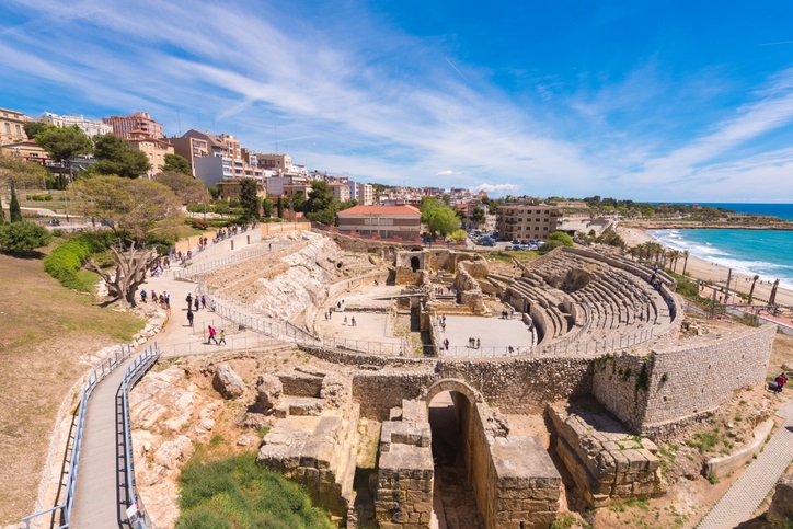 Ancient Roman Gladiator Stadium in Tarragona