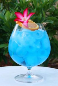 Blue Ocean Tropical Drink Recipe | Easy to make tropical drink recipes | Winetraveler.com