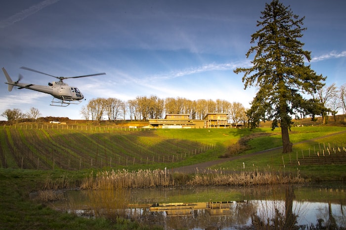 portland helicopter wine tour