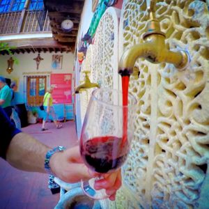 The Wine Fountain in Ronda Spain | Winetraveler.com