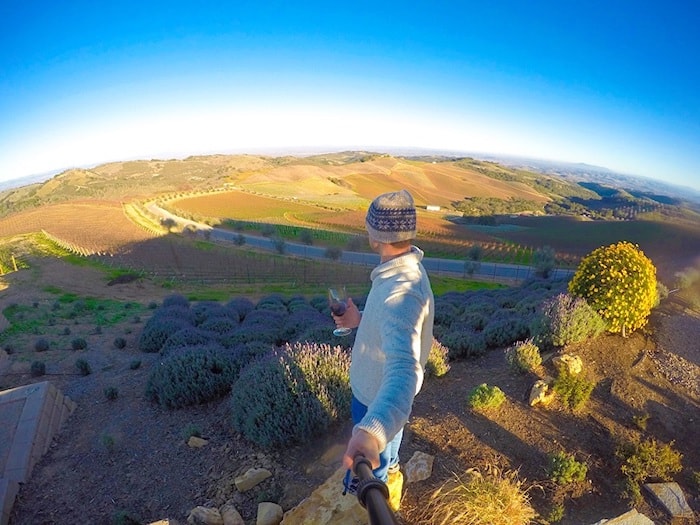Overlooking the vines and countryside at Daou Vineyards in Paso Robles, CA | Winetraveler.com
