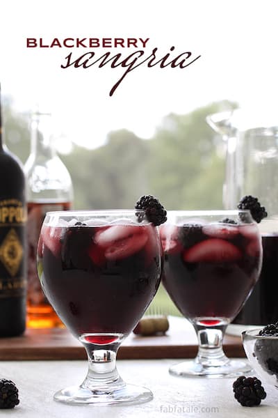 Blackberry Red Wine Sangria Recipe | Red Wine Sangria for Summer | Winetraveler.com