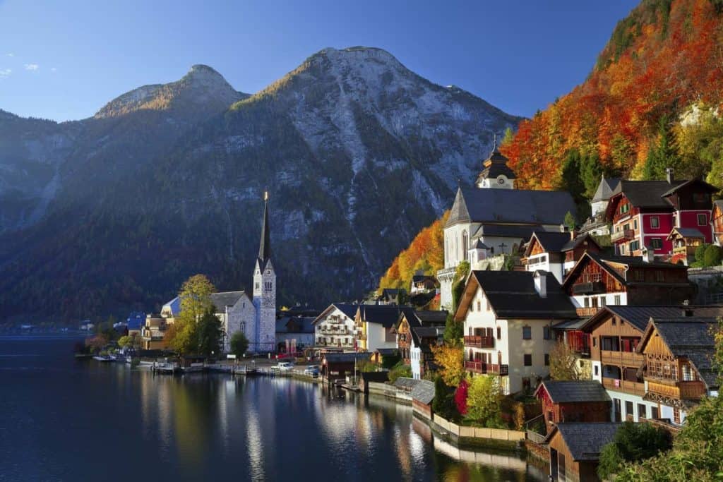 Europe in Autumn Travel Destinations: Hallstatt Austria | Winetraveler.com