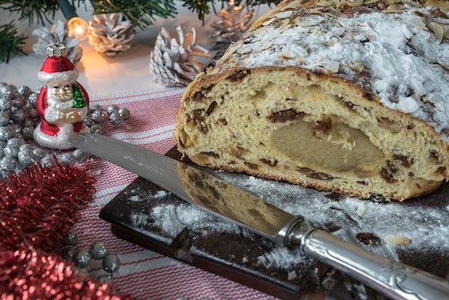 Kerststol - Netherlands - Typical Dutch and German Christmas bread with almond paste | Winetraveler.com