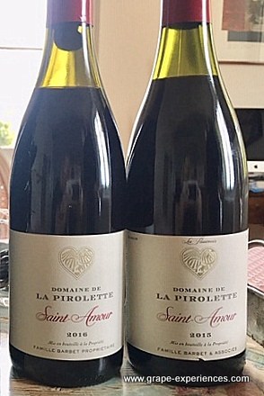 Wine from Saint Amour Beaujolais