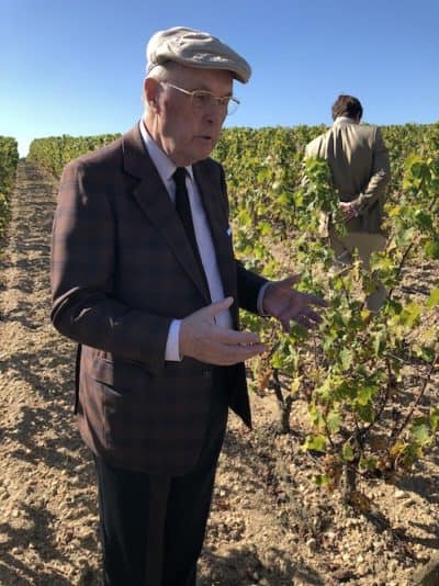 Listening to the man, the myth, the legend himself -- Alexandre de Lur Saluces of Chateau de Fargues (former manager of Chateau d'Yquem) -- discuss the upcoming harvest in October, 2018.