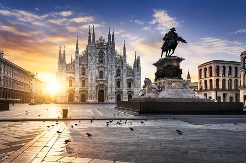 Duomo Square in Milan Italy | Winetraveler.com