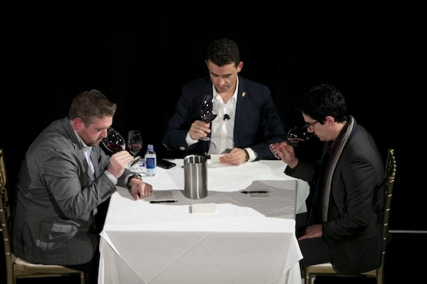 Bling tasting like a Master Sommelier. Photography by Jeff Schear Visuals