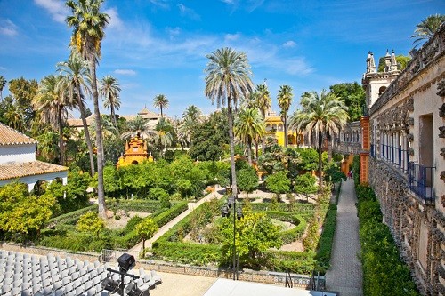 Real Alcazar gardens in Seville, Andalusia, Spain | Best Things To Do in Seville Spain
