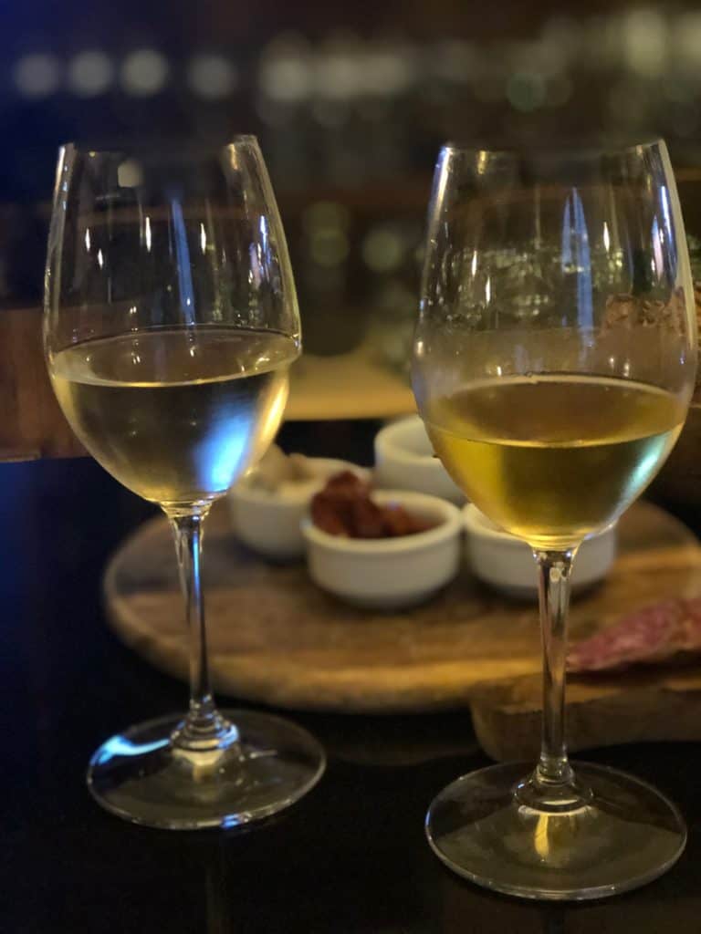 Some Croatian white wine varieties from the Peljesac Peninsula region. Photo by Lori Zaino.