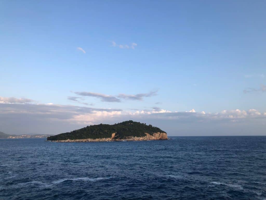 The island of Lokrum just 20 minutes outside of Dubrovnik