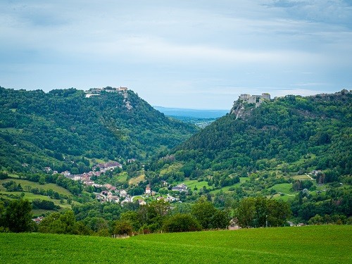 View of France's Jura Wine Region