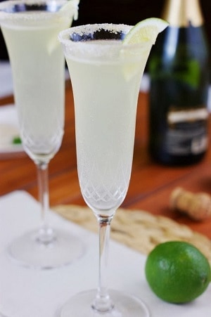 Champagne Margarita Cocktail Recipe - New Year's Champagne Recipes