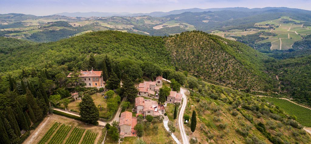 Beautiful aerial view when visiting Chianti on a 5 day trip