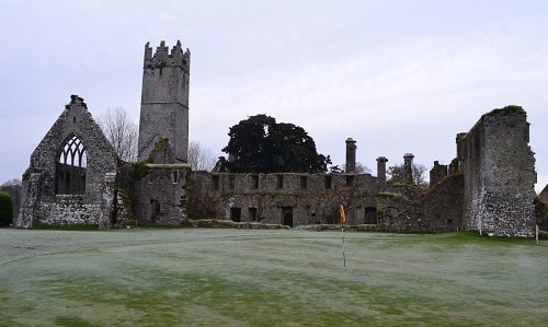 Ruins on Adare Manor Golf Course - Things to do and see in Ireland