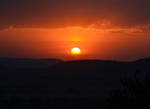 Sunset in the Serengeti | Winetraveler.com