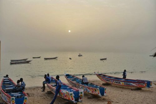 Somone Lagoon Wildlife Reserve in in Saly, Senegal