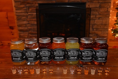 Smith Creek Moonshine (photo taken back at our cabin)