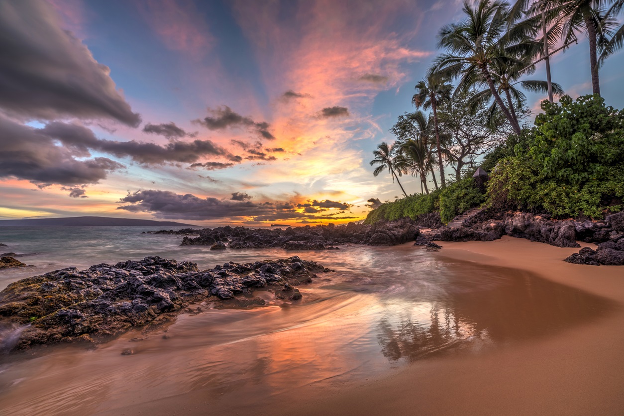 Watching the sunset on one of Maui's many beautiful beaches is a must do activity