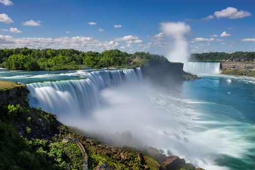 Niagara falls at a distance