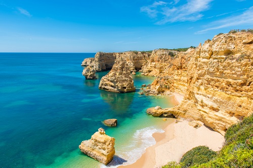 Praia da Marinha, Algarve Portugal. Best European Beach Destinations for Summer