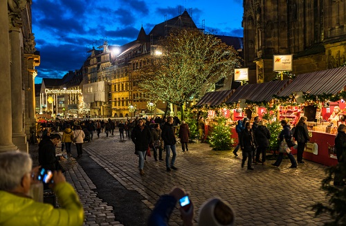 The Christmas Market in Nuremberg is a popular way to experience the culture of the city.