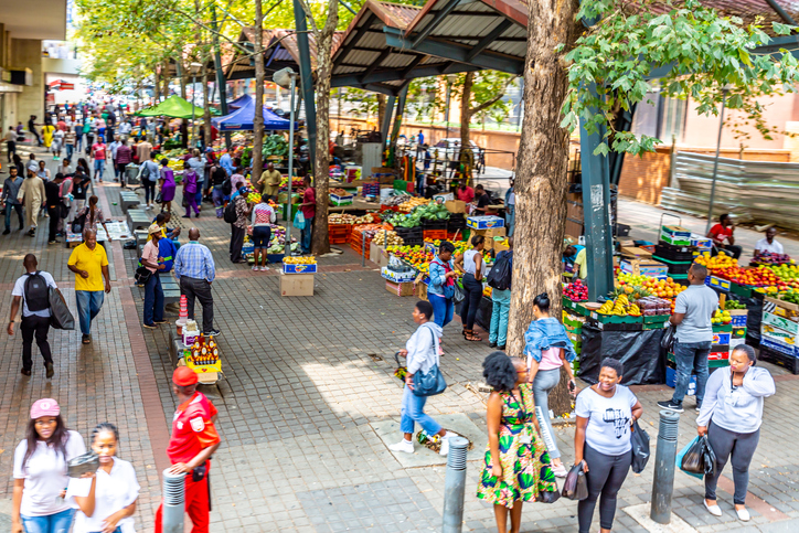 Markets in Johannesburg 