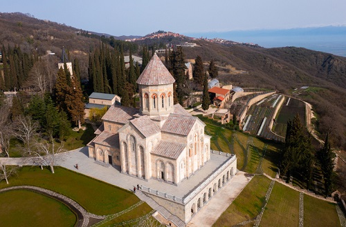 adventurous things to do in Georgia country: The Bodbe Monastery in Sighnaghi, Georgia