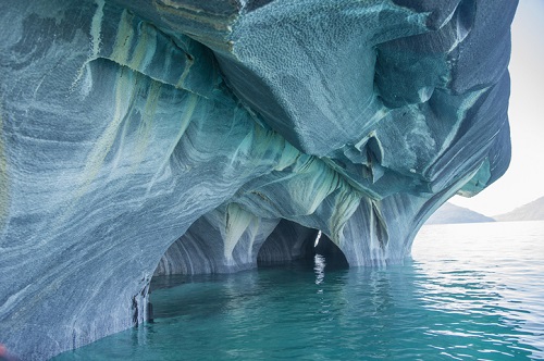 Marble Caves in South America