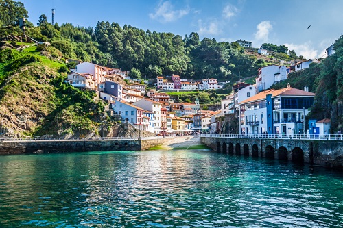 Cudillero, fishing village in Asturias (Spain)