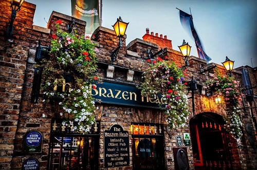 The Brazen Head Irish Pub in Dublin is one of Ireland's most famous.