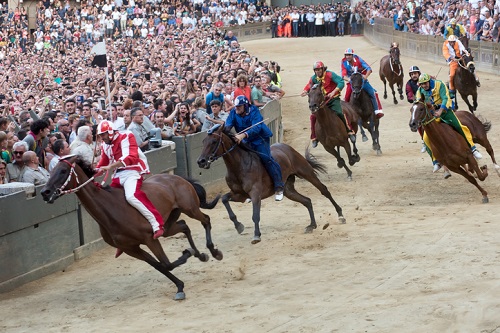 Palio di Siena, the famous horse race