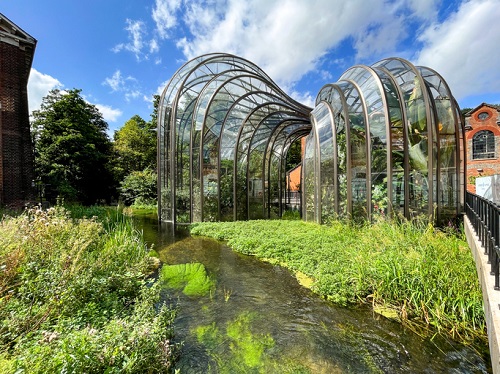 Bombay Sapphire Gin Distillery located in Hampshire, England.
