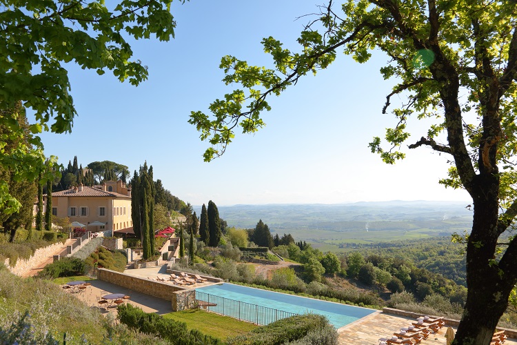 Rosewood Castiglion del Bosco in Siena, Italy.