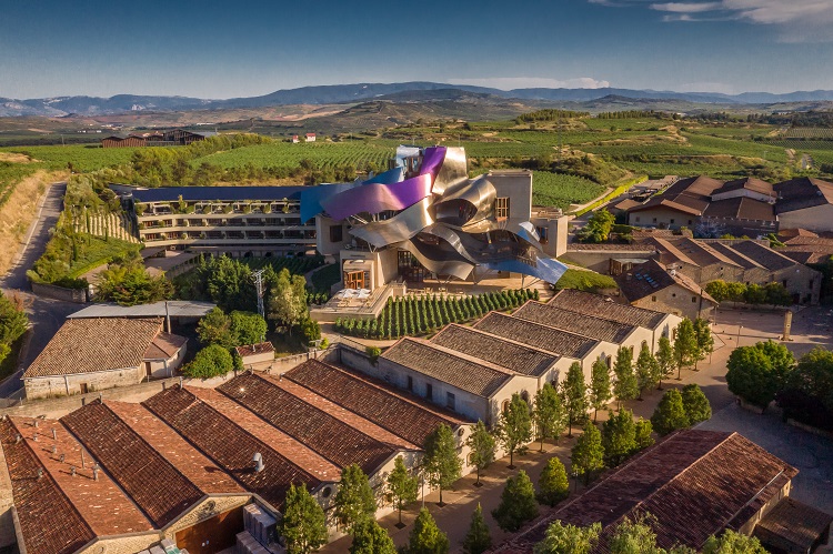 Marques de Riscal Vineyard Resort in Elciego, Spain.