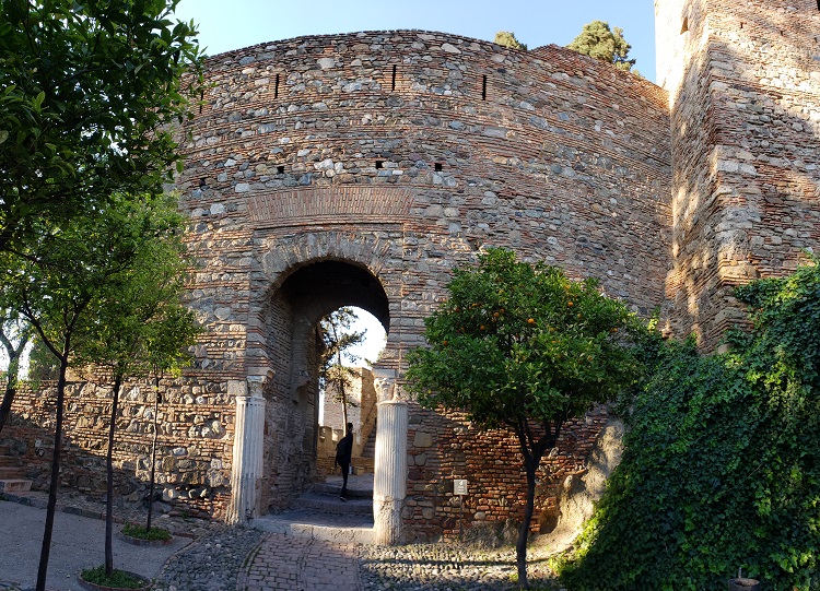 Gate of the Columns at Alcazaba