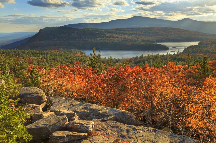 Autumn Scenery in New York's Hudson Valley