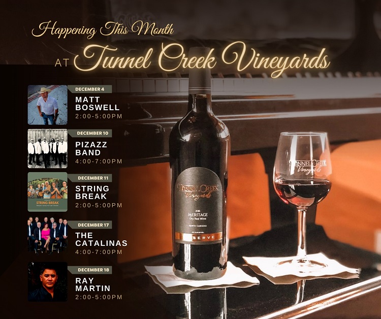 Tunnel Creek Vineyards (NC) Wine Tastings, Hours & Reviews