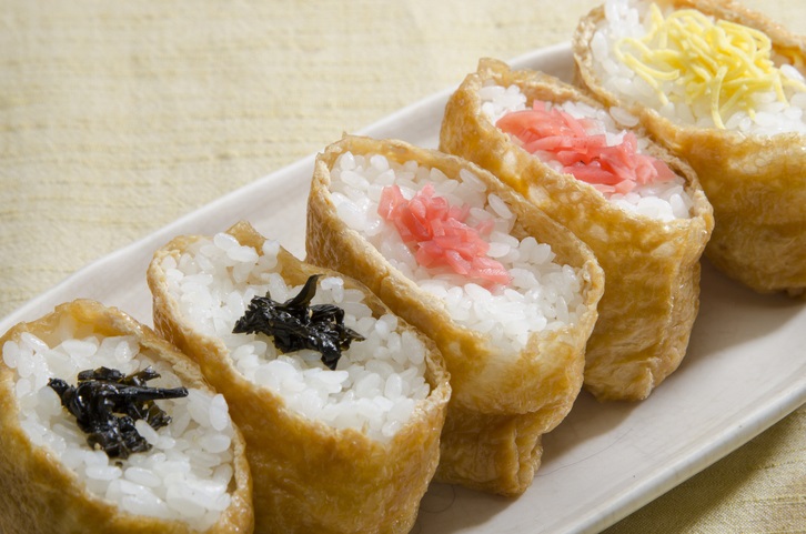 Assorted Inari sushi