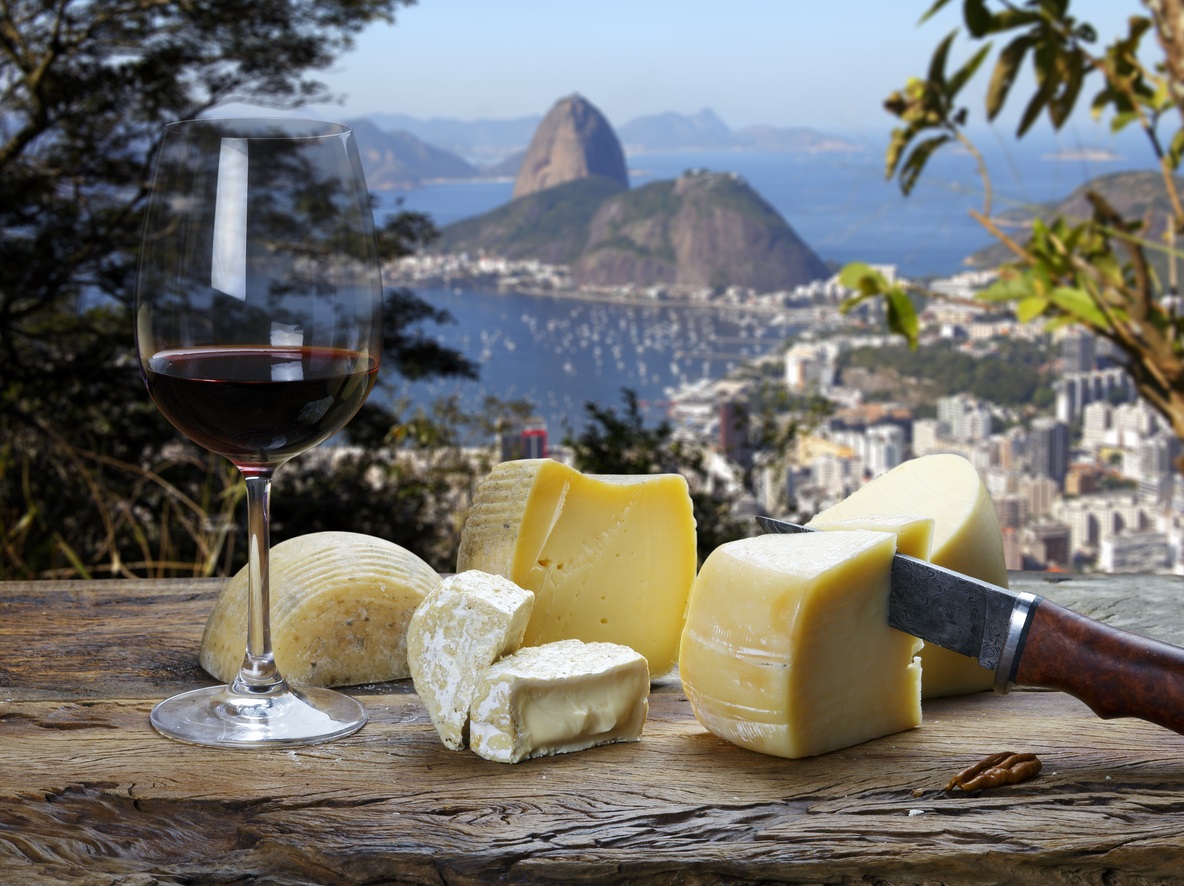 Wine and cheese pairings with a view