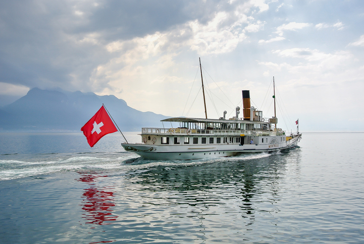 Lake Geneva cruise on a traditional Swiss steamer