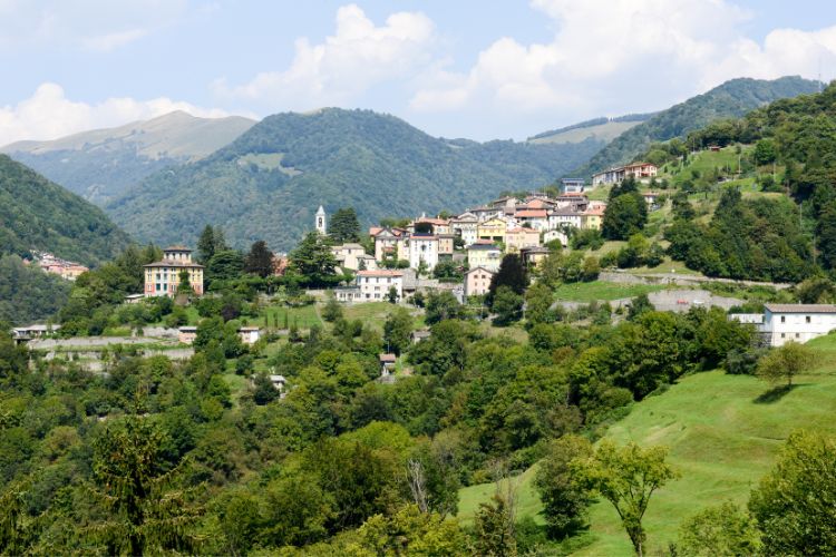 Muggio Valley in Switzerland