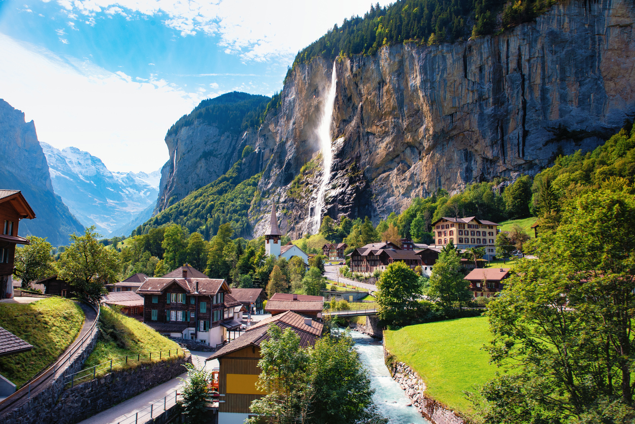 Lauterbrunnen, one of the prettiest Swiss mountain villages to visit