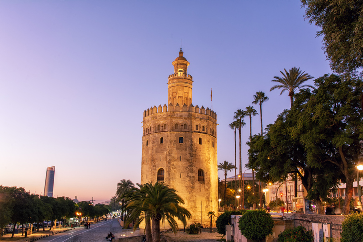 Golden tower, Torre del Oro in Seville