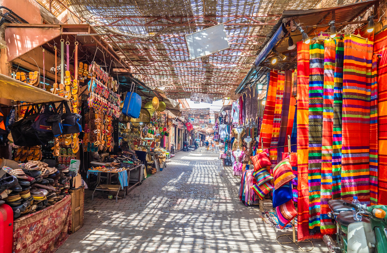 Marrakech, Morocco, Market in Africa