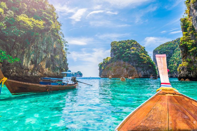 View of Phi Phi, Thailand, cheap country travel to this year
