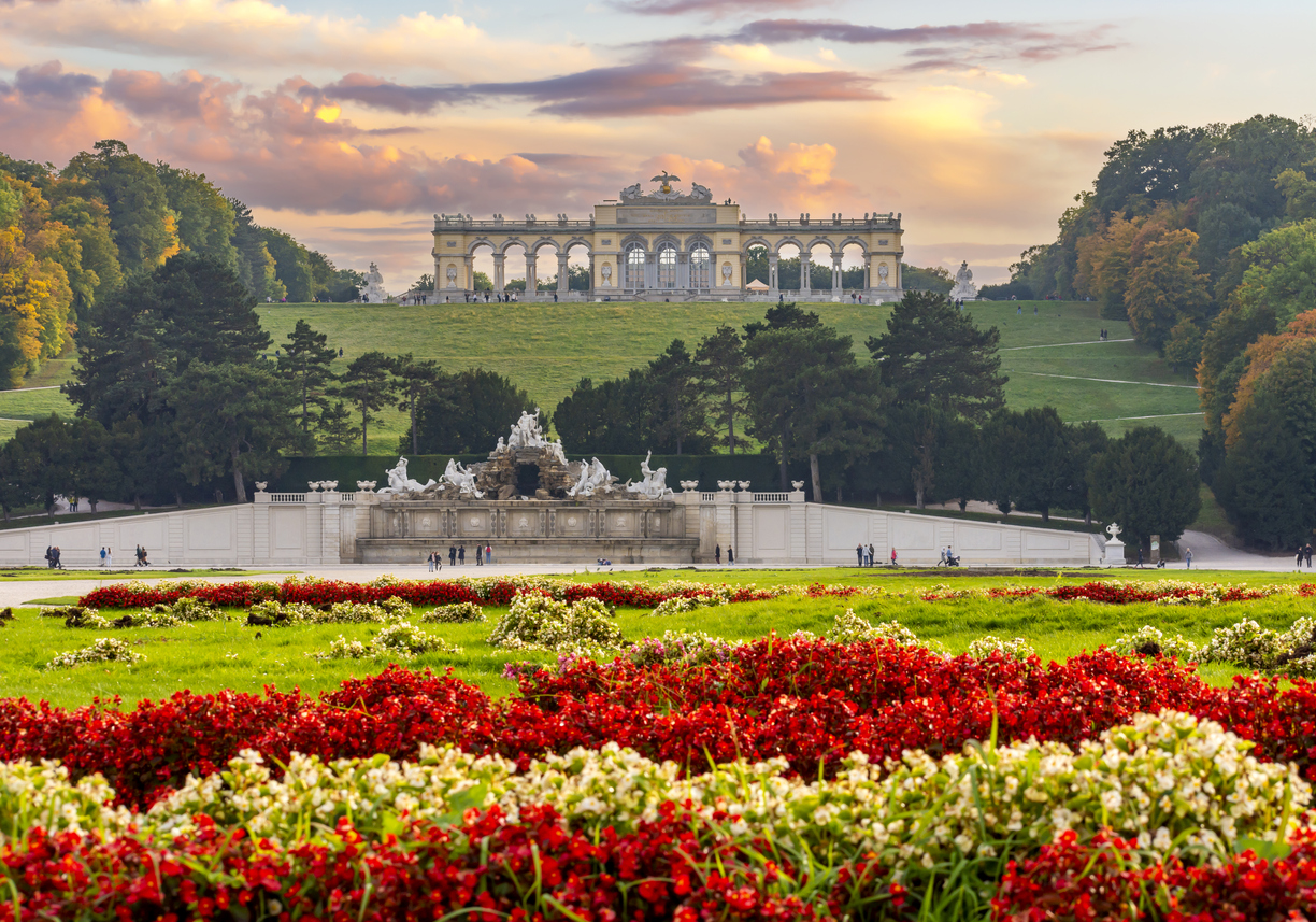 Beautiful view of Vienna Austria