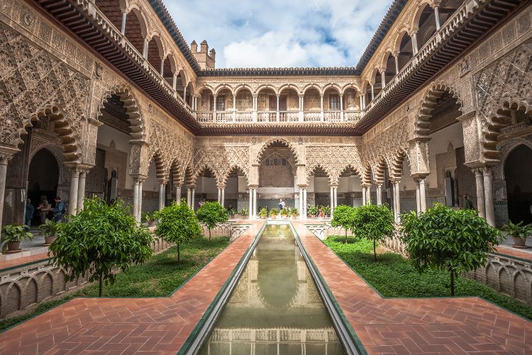 Alcázar Of Seville in Spain