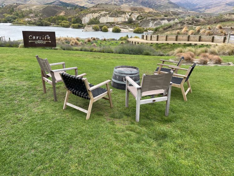 Enjoy a long afternoon lunch at Carrick Winery & Restaurant, Central Otago